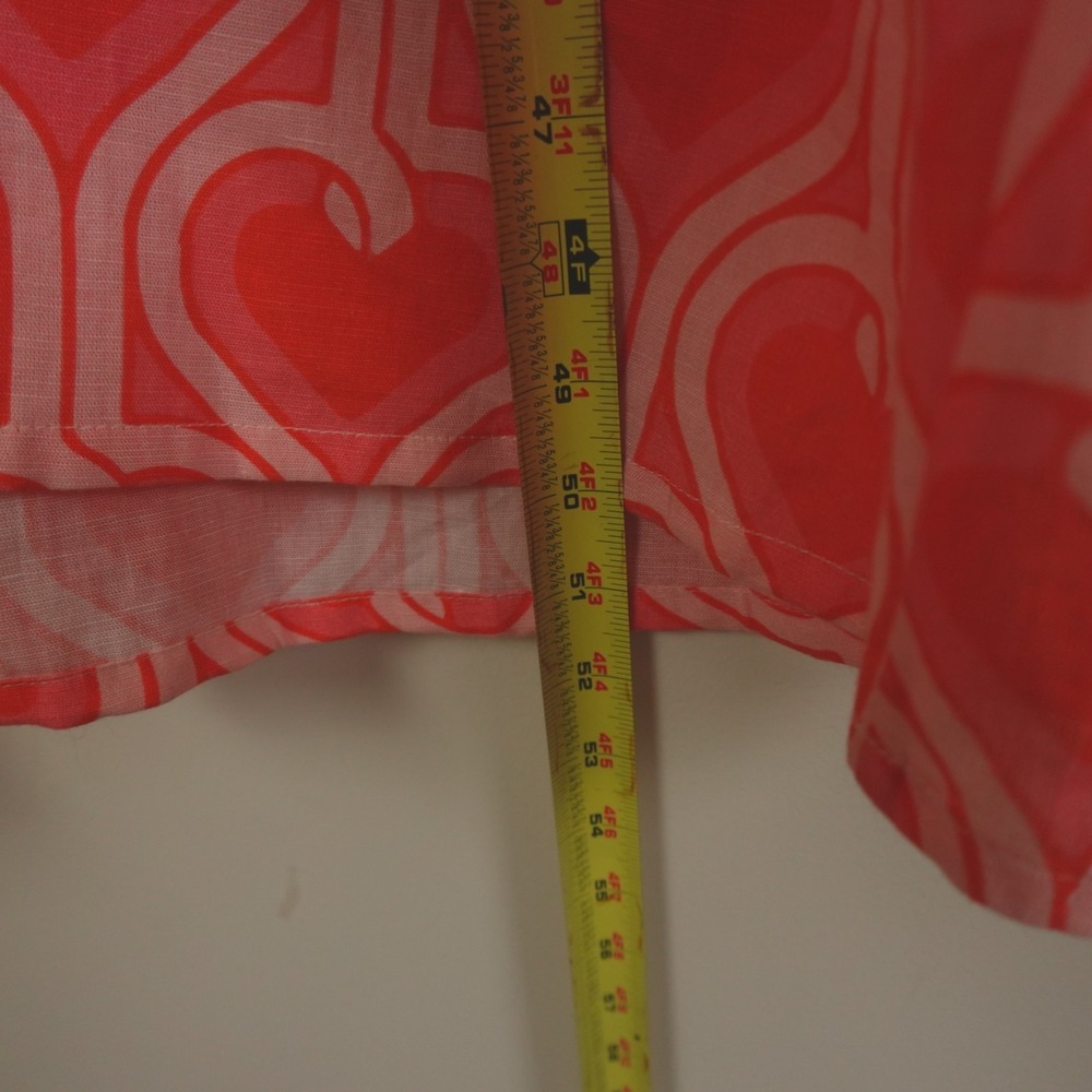 New NWT La Vie Style House Caftan Maxi Infinite Hearts - Picture 8 of 14